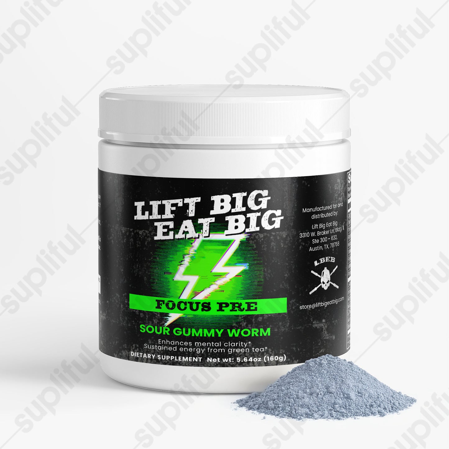 Focus Powder (Sour Gummi Worm)