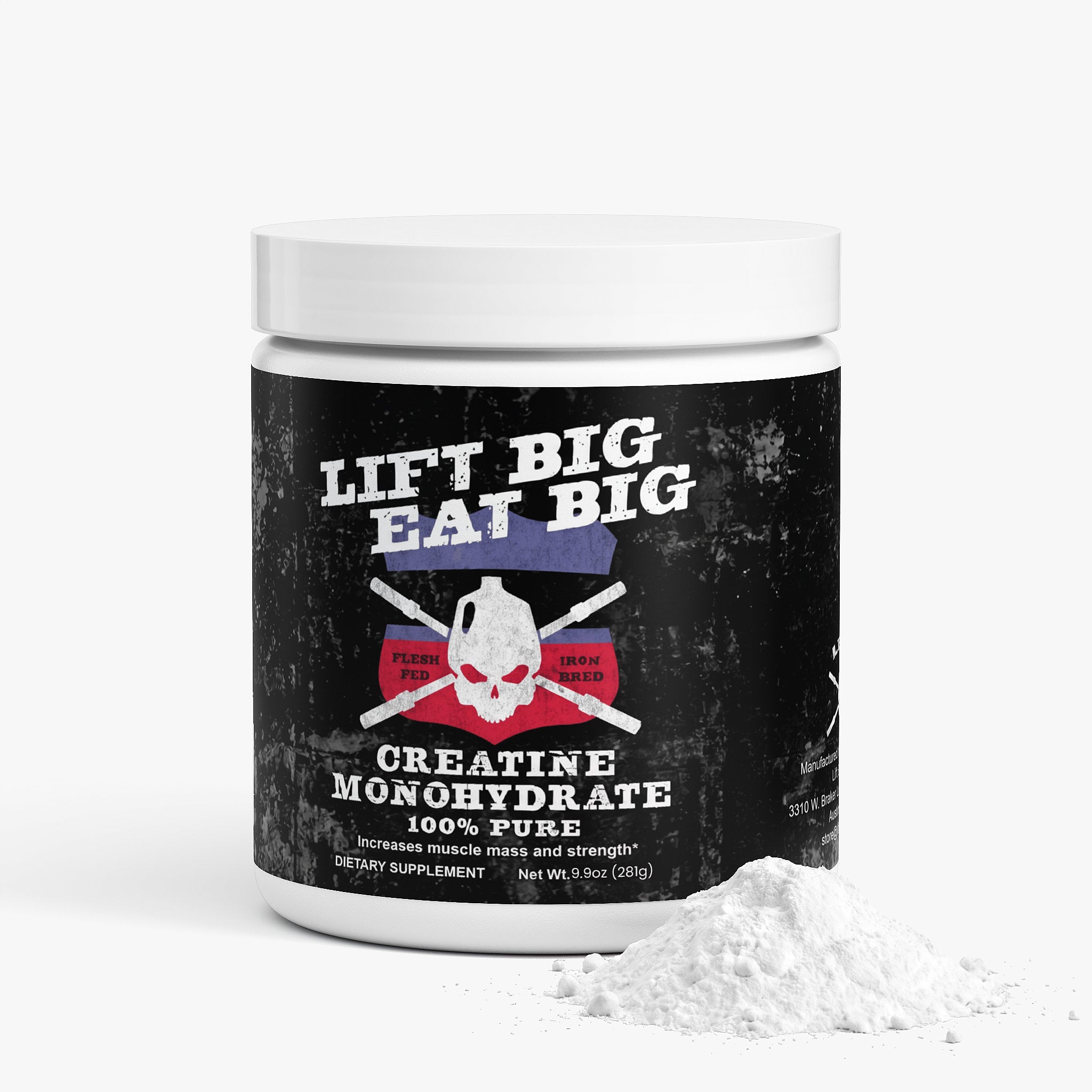 100% Pure Creapure® Creatine Monohydrate