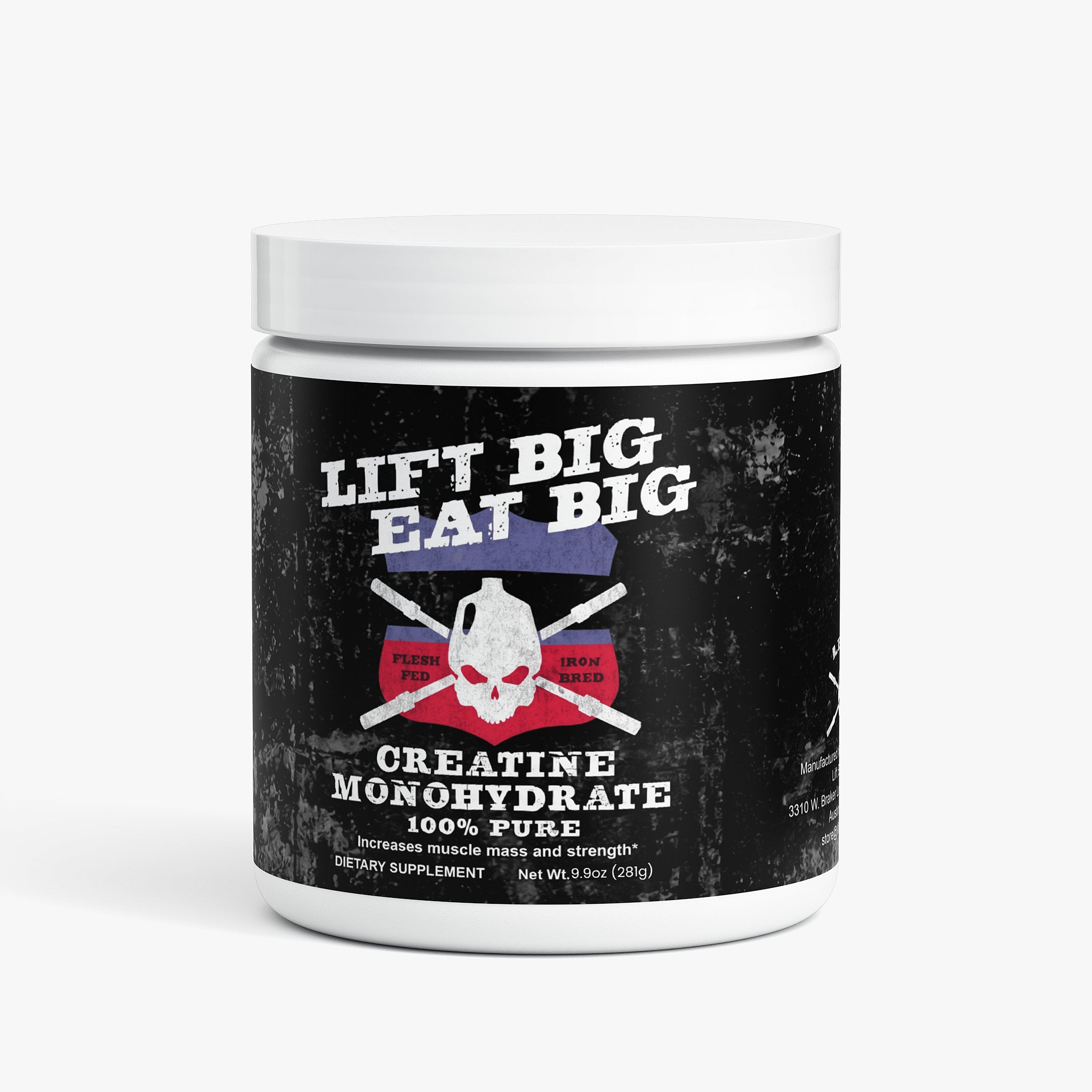 100% Pure Creapure® Creatine Monohydrate